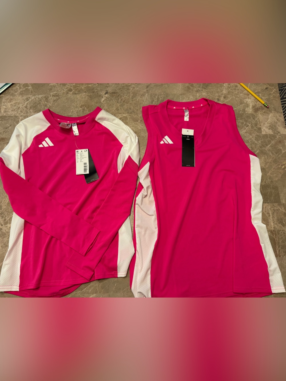 2 Adidas sport t shirts M